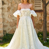 Wallace Wedding Dress