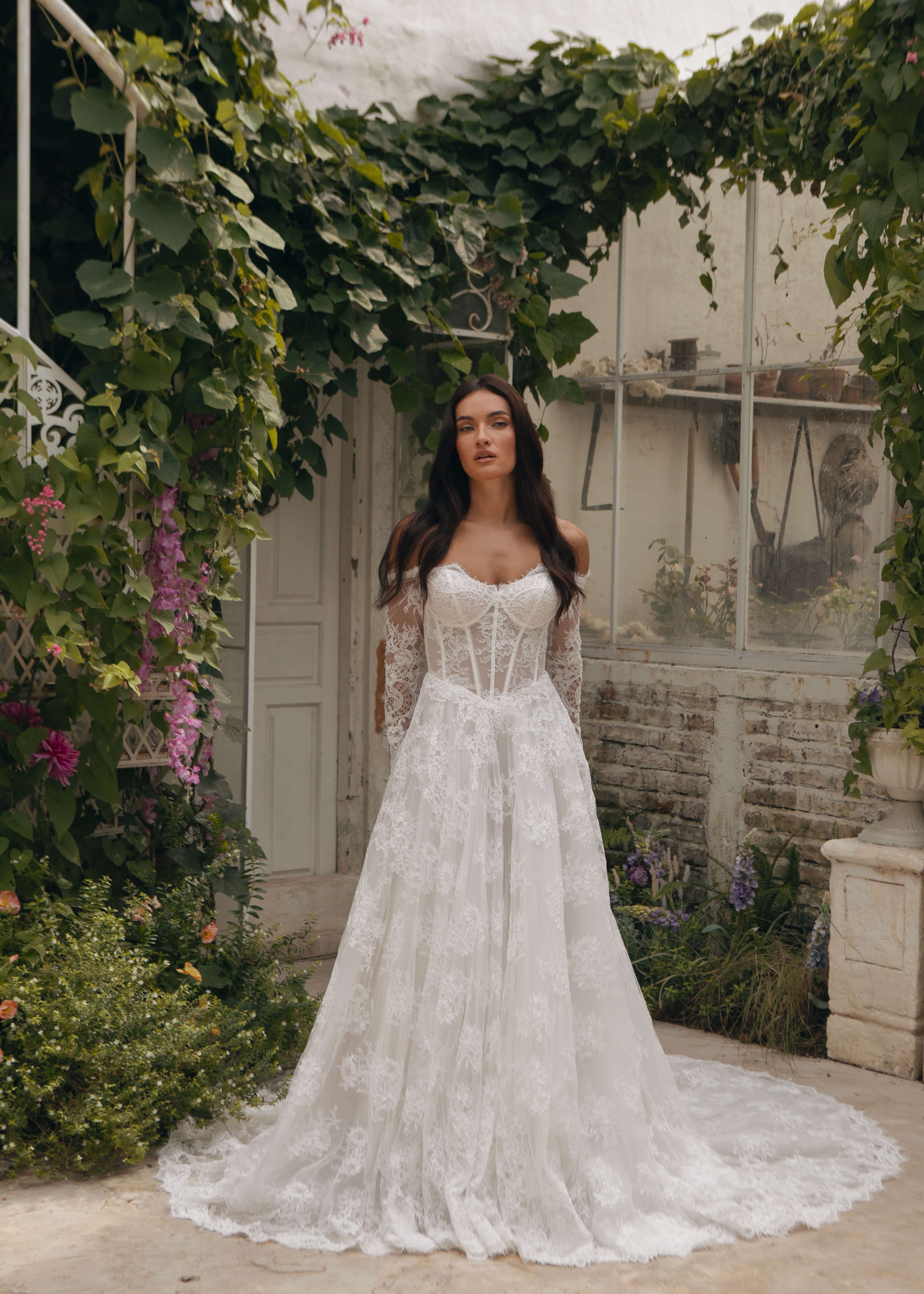 Madi Wedding Dress | Lace A-Line Bridal Gown Brisbane AFTER FIVE Madi Wedding Dress | Lace A-Line Bridal Gown Brisbane AFTER FIVE