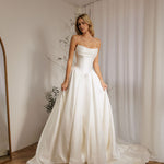 Mayfair Mikado ballgown wedding dress with sweetheart neckline and full skirt