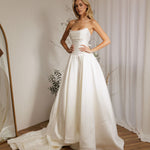 Mayfair Mikado ballgown wedding dress with sweetheart neckline and full skirt