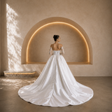 Palace wedding dress voluminous ball gown skirt bridal dress
