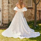 Wallace Wedding Dress